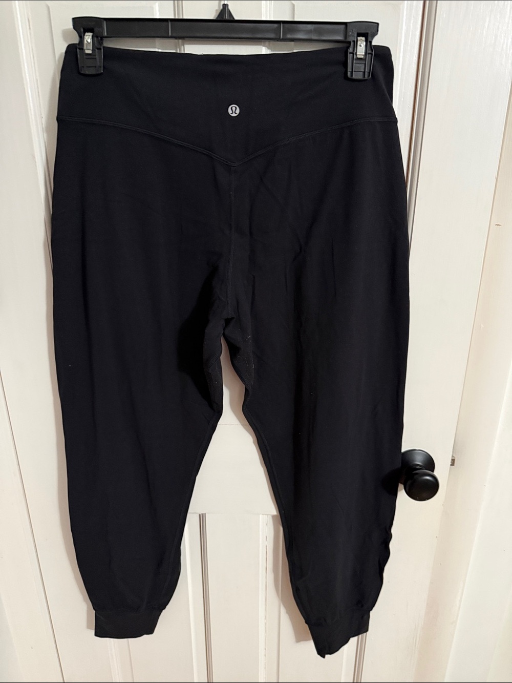 lululemon athletica Black High-Waisted Cropped Leggings